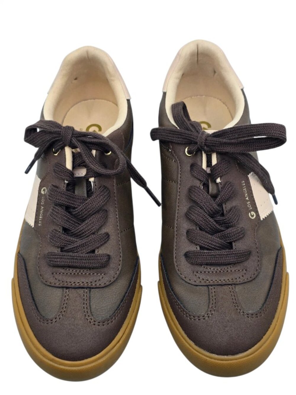 G by Guess GBG Los Angeles Women’s Brown Lace Up Sneakers Size 8M